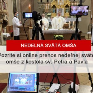 Online prenos nedeľných svätých omší