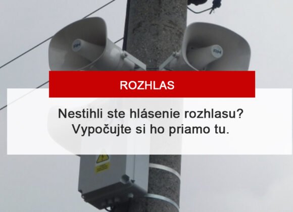 Rozhlas hlási už len mimoriadne správy a dôležité oznamy samosprávy