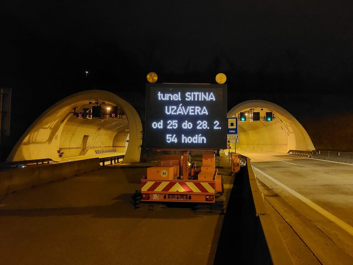 Pripomienka: Tunel Sitina bude tento víkend zatvorený