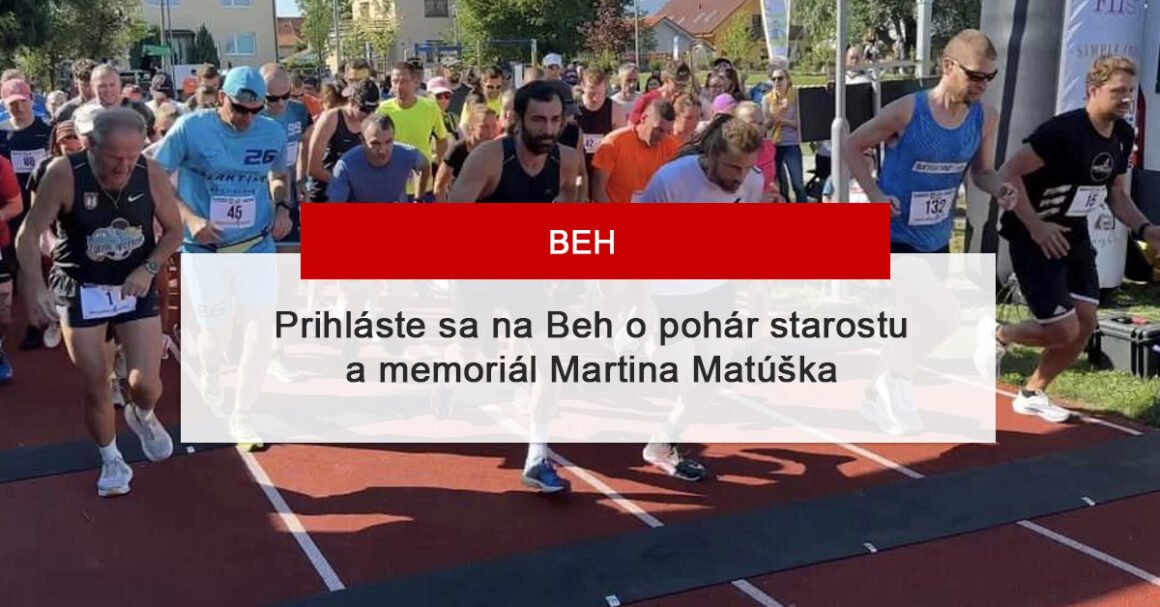 Beh o pohár starostu 31.8.2024