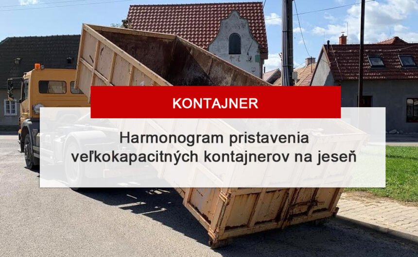 HARMONOGRAM KONTAJNEROV JESEŇ 2024